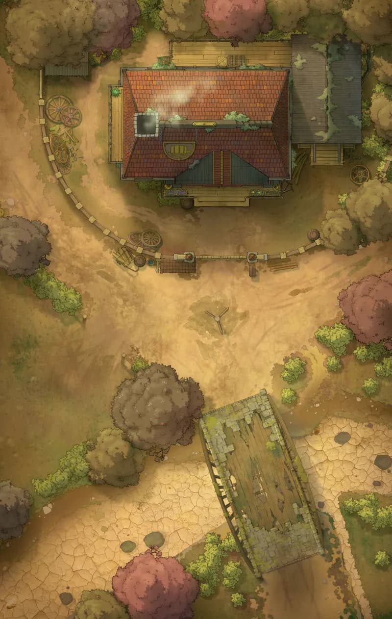 Village Wainwright Shop map, Drought variant thumbnail