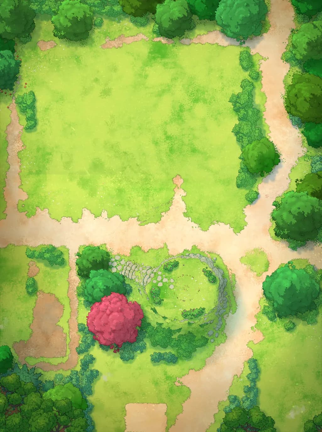 Gentle Village Greengrocer map, No Building variant thumbnail