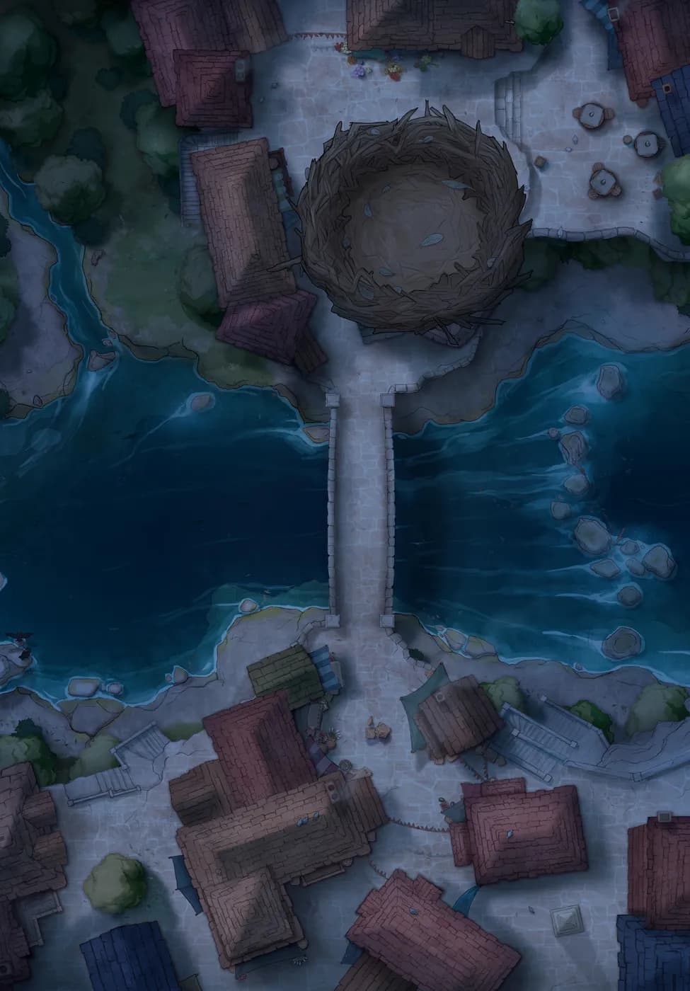 Bridge Town map, Big Nest Night variant thumbnail