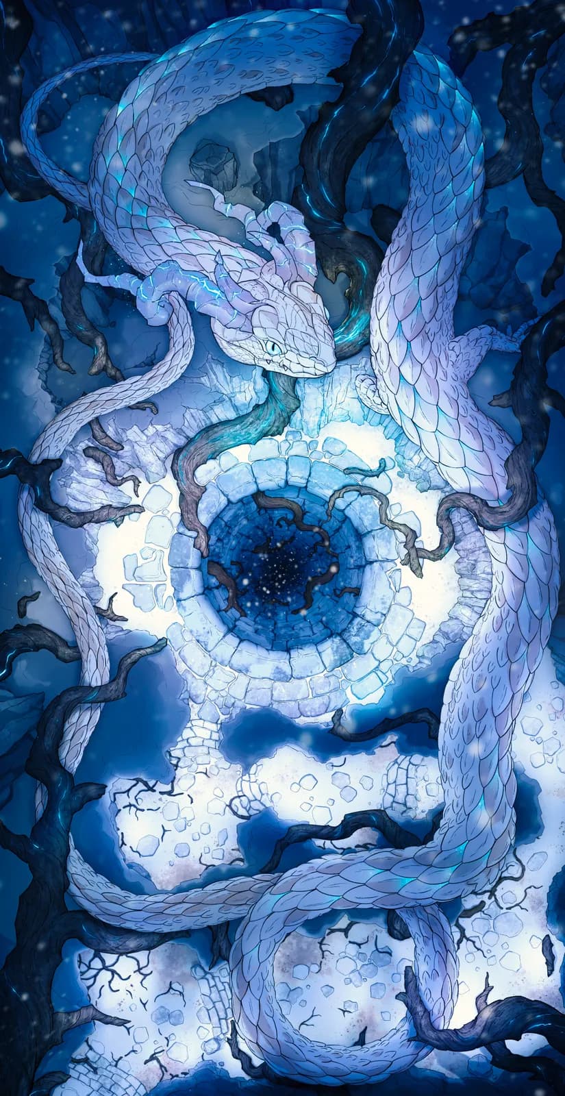 Yggdrasil Roots map, Winter variant thumbnail