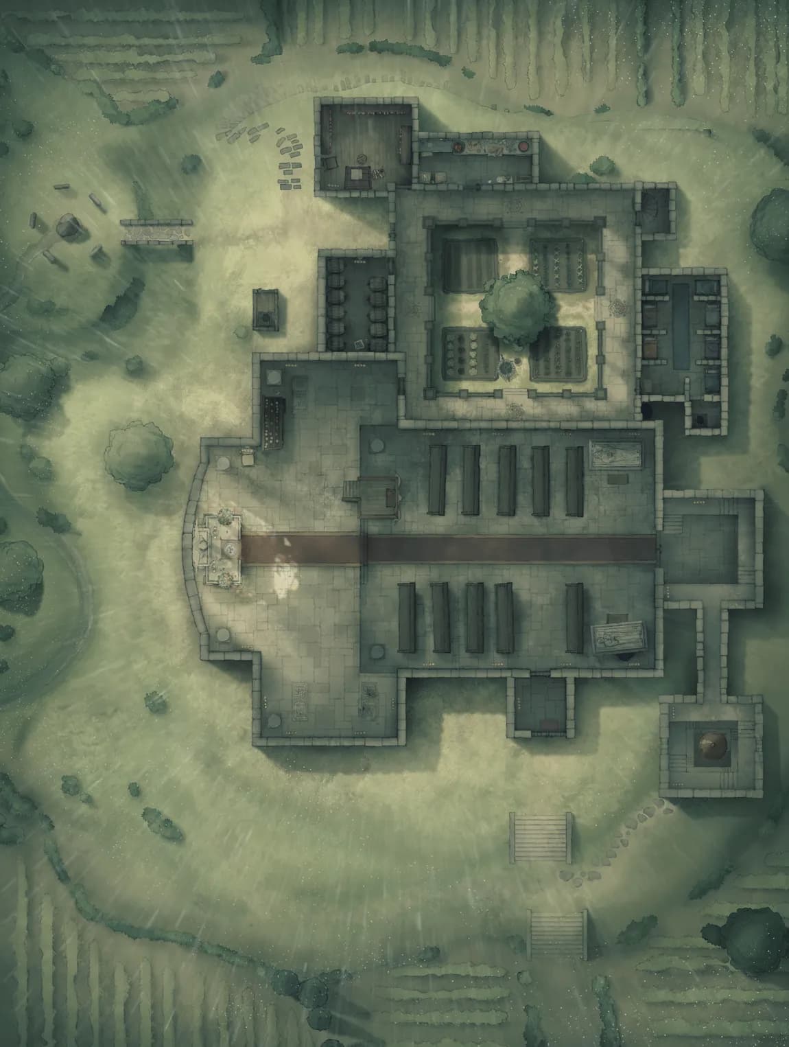 Pseudodragon Lair map, Rain variant thumbnail