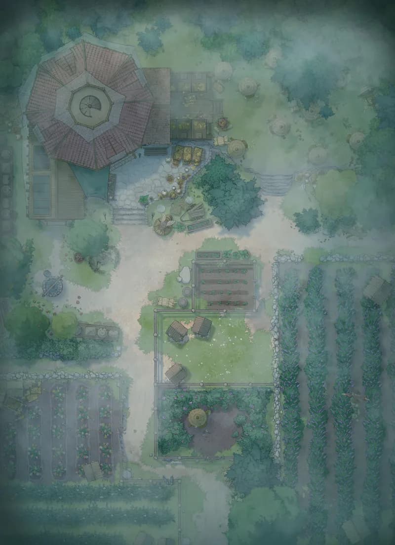 Tranquil Apiary map, Fog variant thumbnail