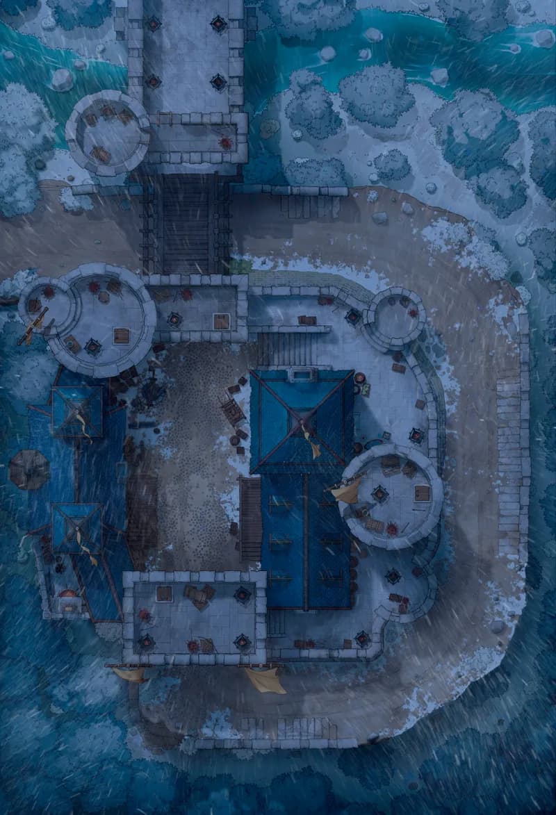 Riverwood Toll Castle map, Winter variant thumbnail