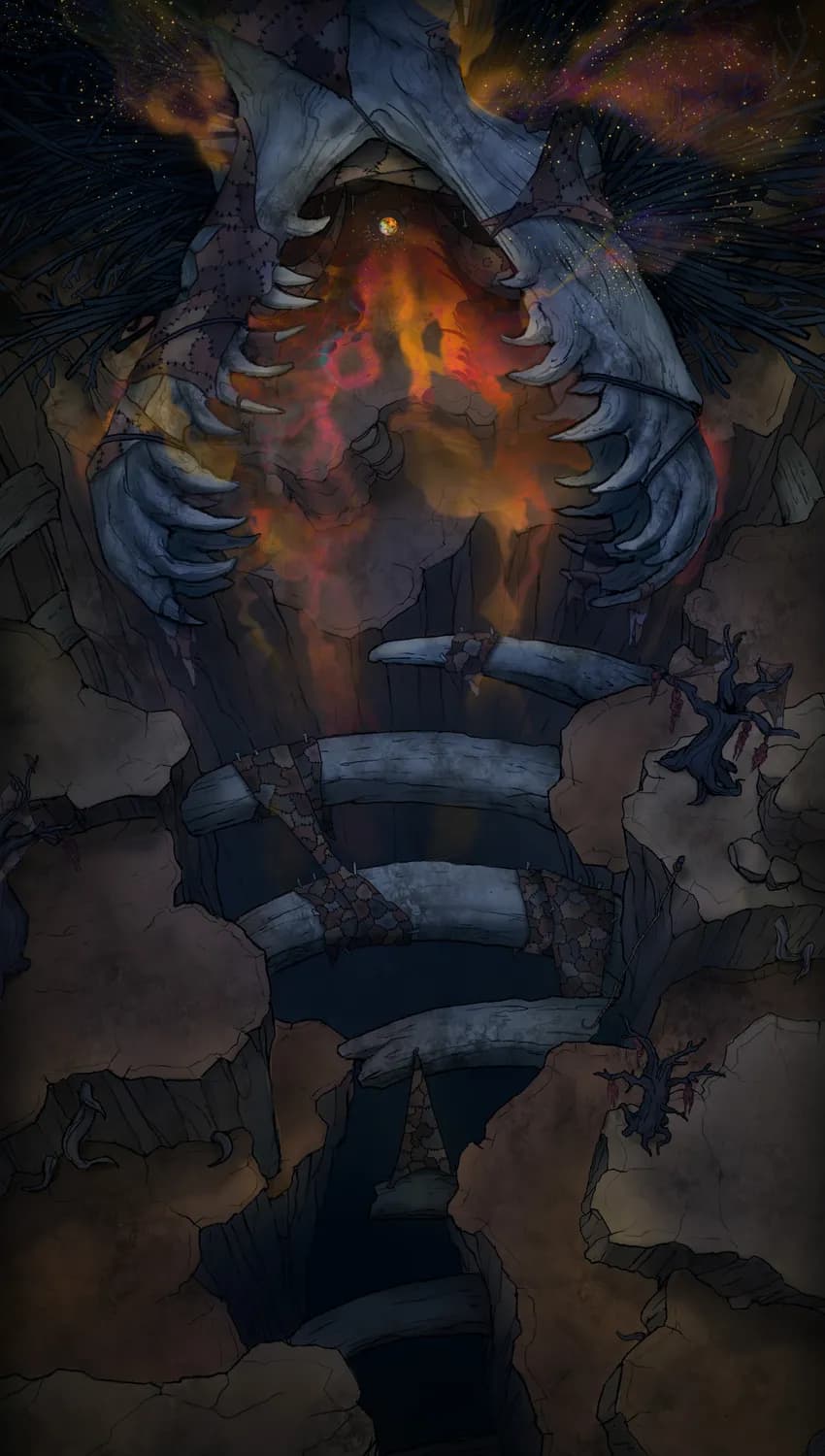 Annis Hag Lair map, Original Night variant thumbnail