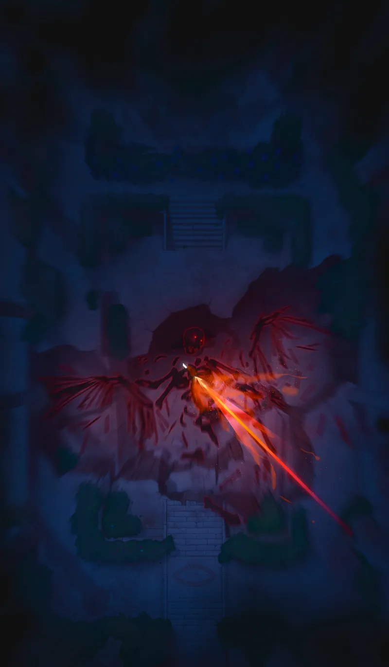 Ruined Courtyard map, The Lance variant thumbnail