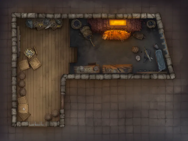 City Streets map, Blacksmith Ground Floor variant thumbnail