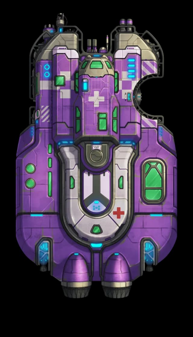 Caladrius map, Amethyst Exterior variant