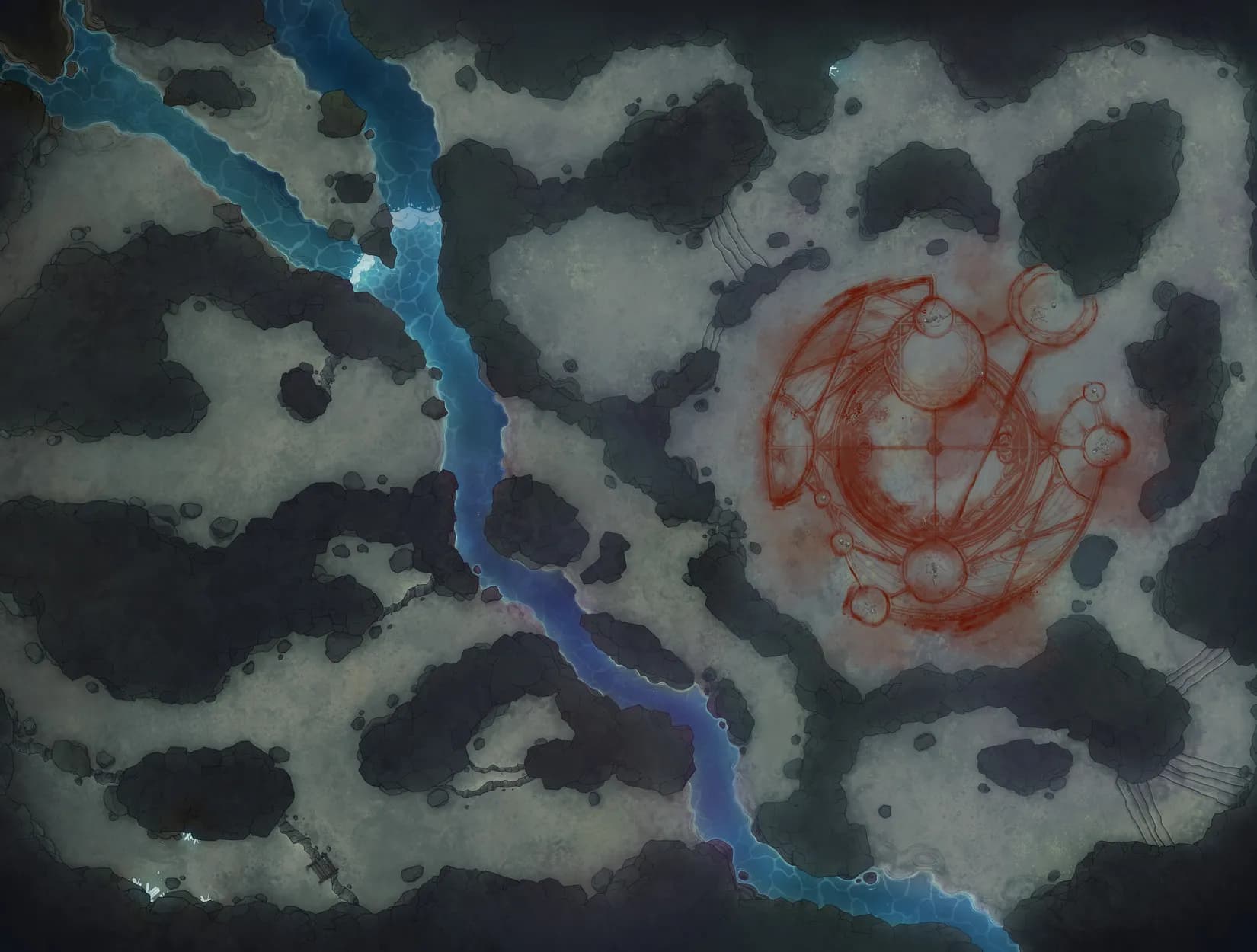 Mushroom Infested Mines map, Sacrifice variant thumbnail
