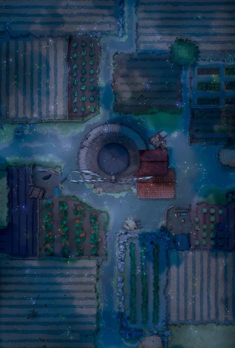 Windmill Farm map, Swamp Night variant thumbnail