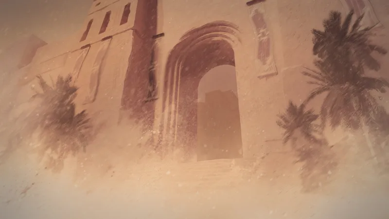 Oasis City map, Sand Storm variant