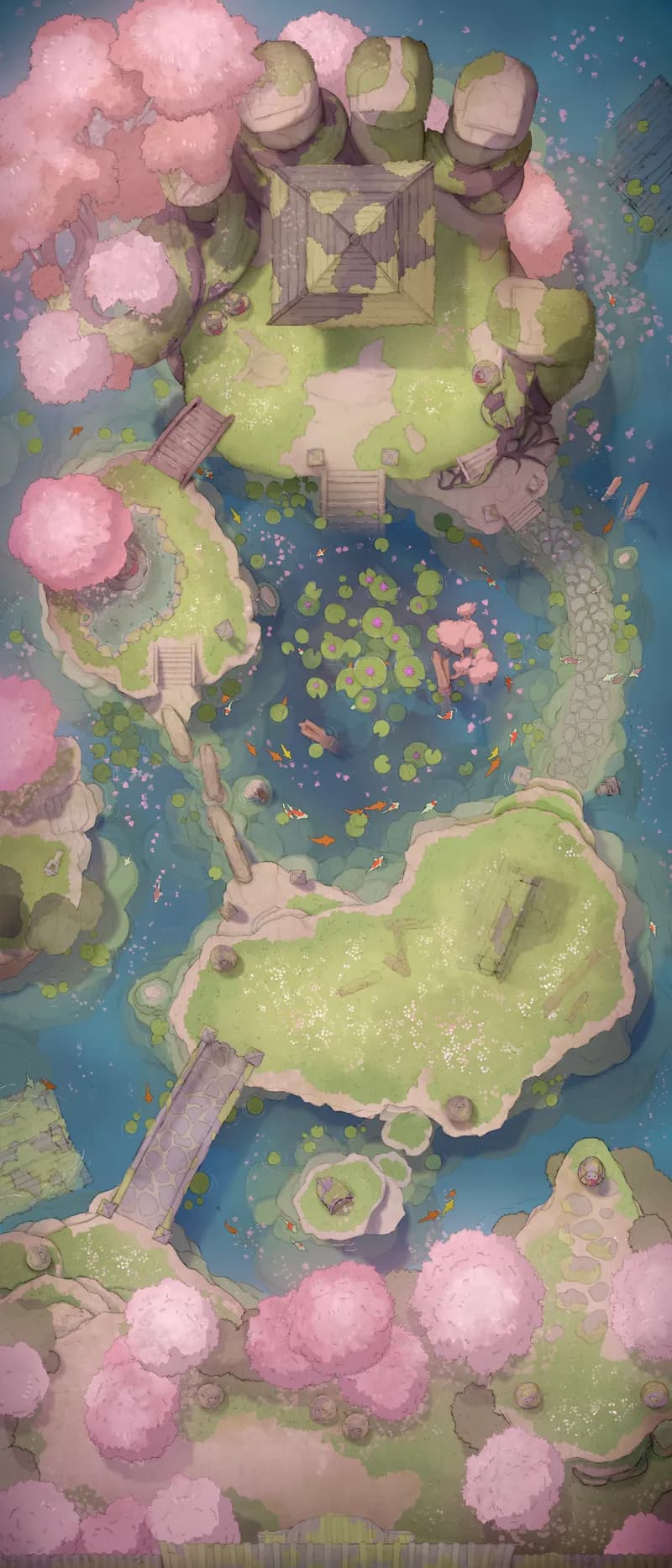 Zen Monastery map, Spring Day variant thumbnail