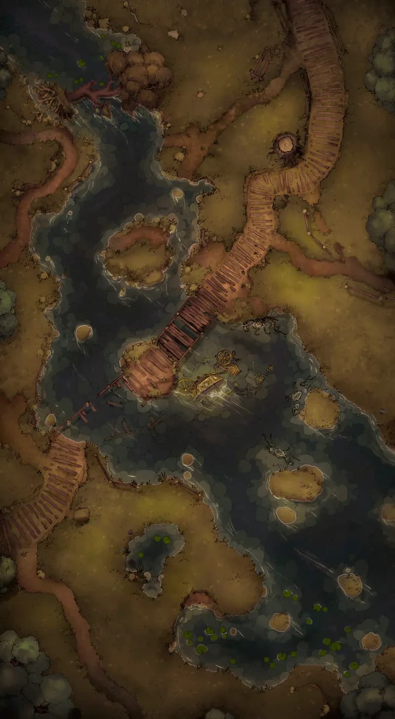 Banshee Moor map, Original No Fireflies variant thumbnail
