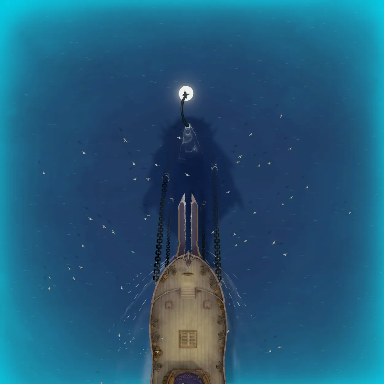 Open Ocean map, Ship Carriage Angler FIsh Day variant thumbnail