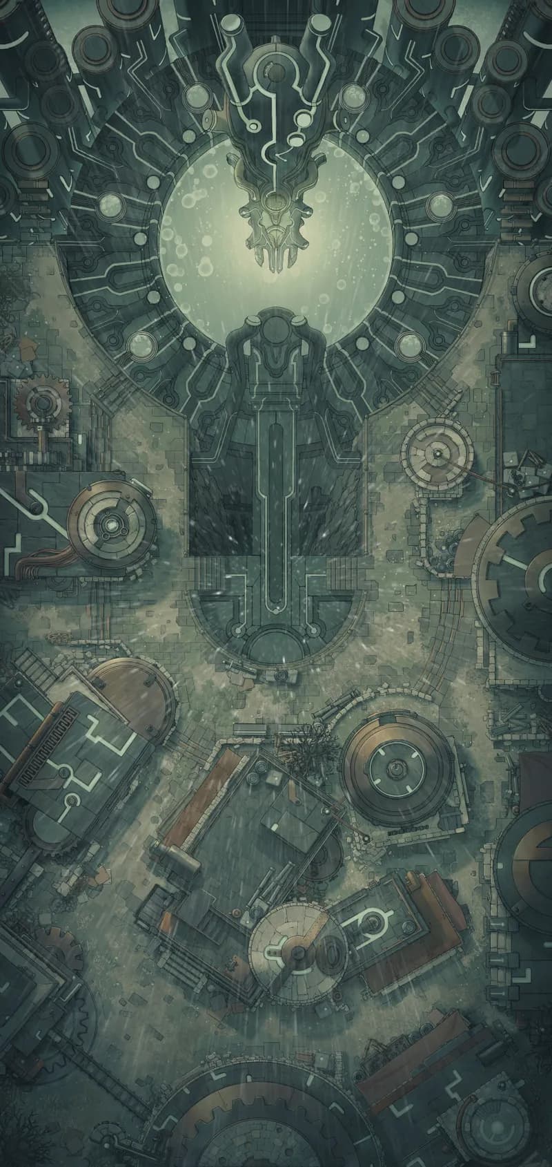 Warforged City Centre map, Rain variant thumbnail