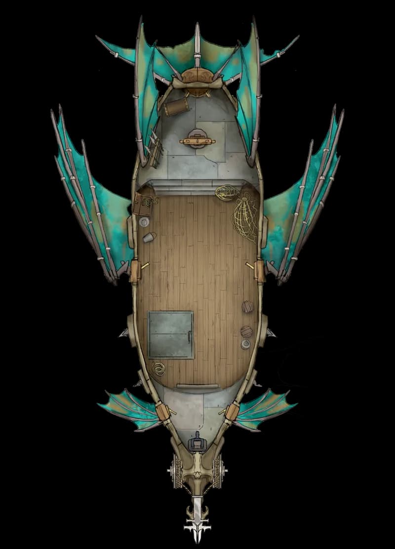 Airships! Pt. 2 map, Drakefin Fishing Vessel variant thumbnail
