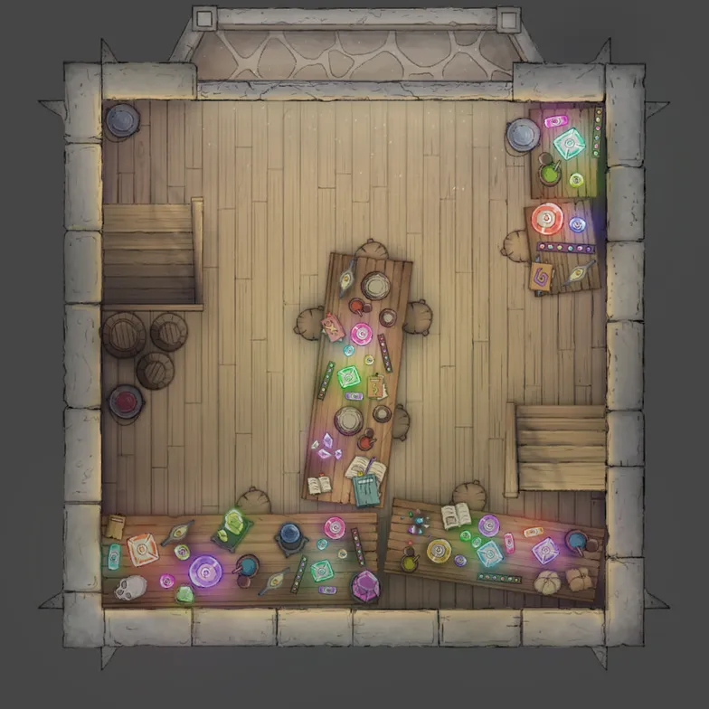 Magic Wizard's Tower map, North Balcony 09 variant thumbnail