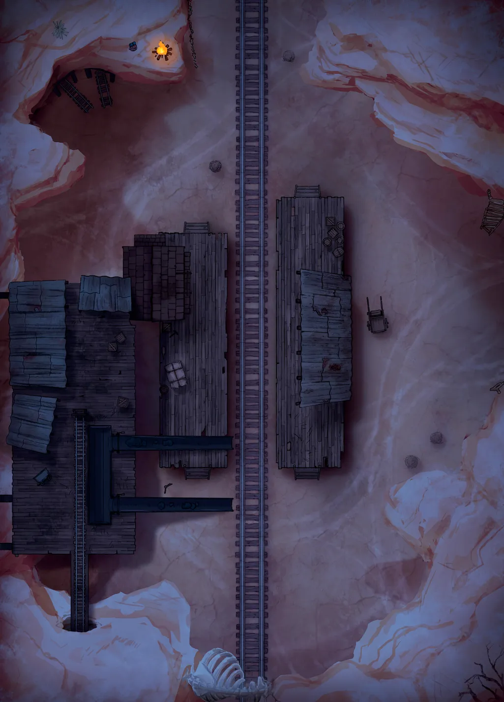 Desert Canyon map, Coal Station Night variant thumbnail