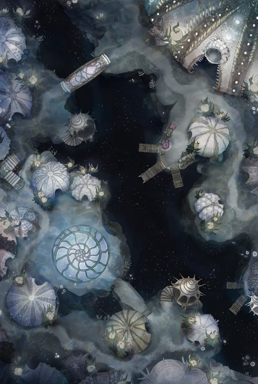 Merfolk Marina map, Bleached variant thumbnail