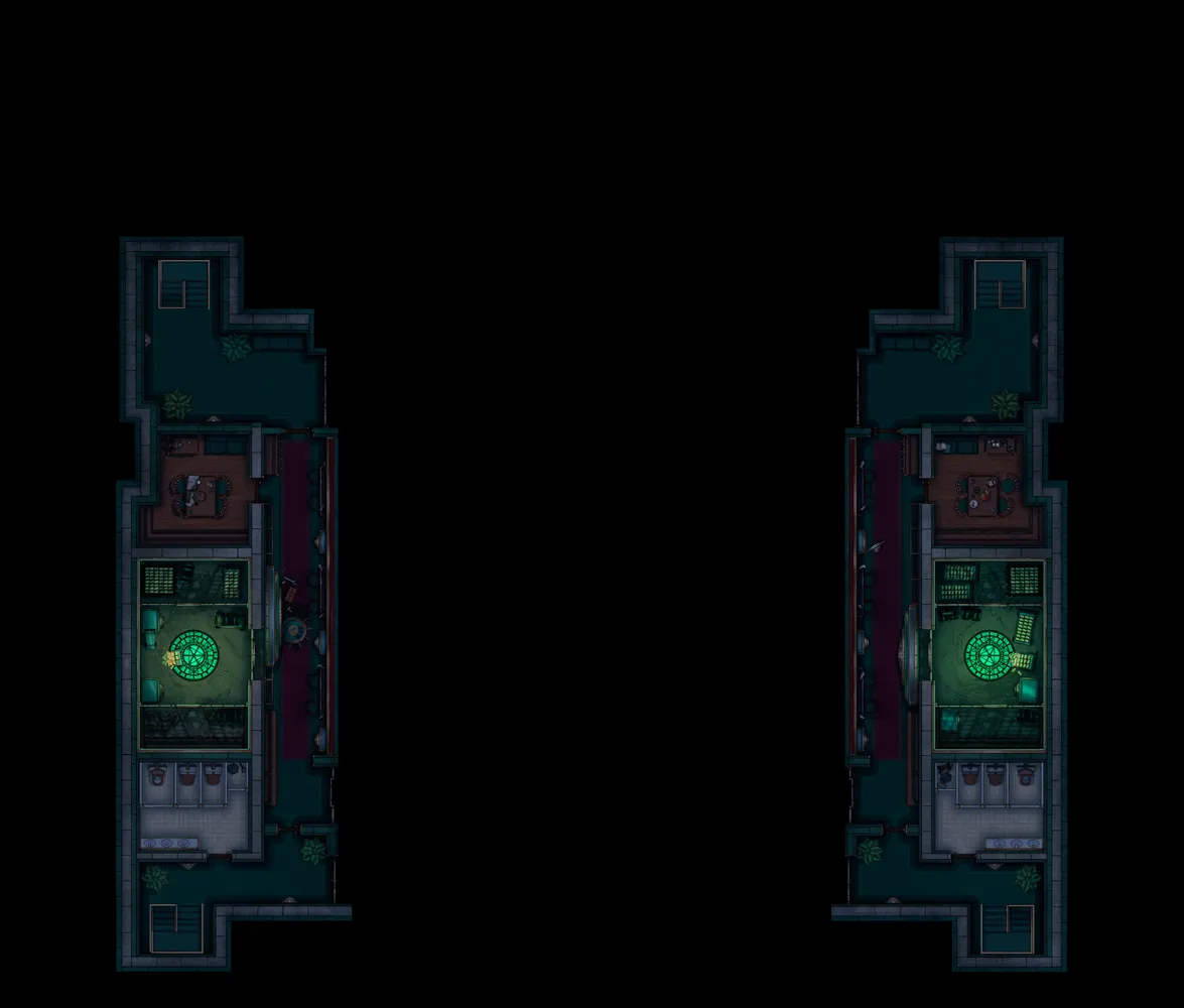 Wizard Bank Interior map, Floor 01 Original Night variant thumbnail