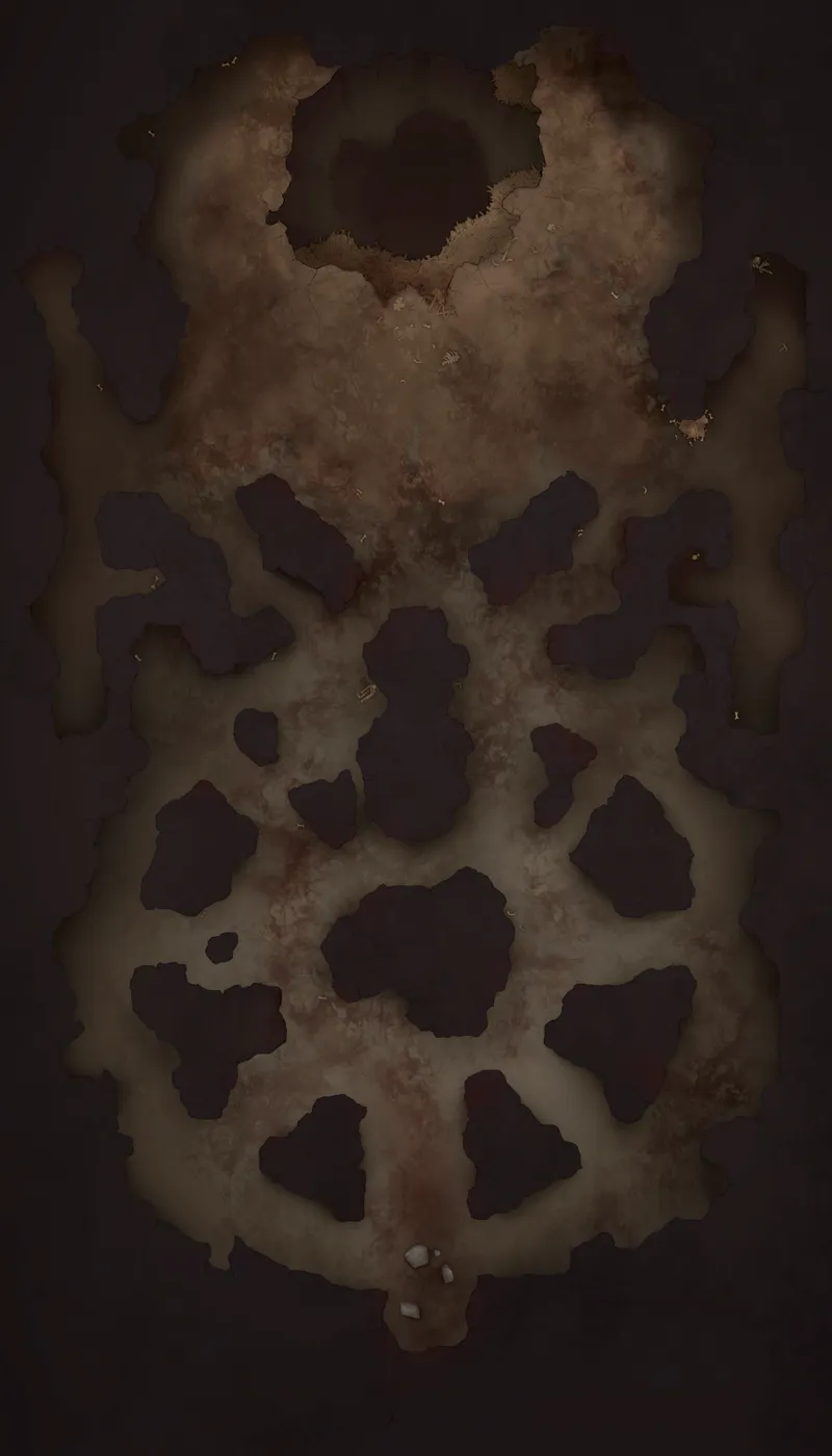 Necropolis Dungeon map, Level 4 No Hive Variation 2 variant thumbnail