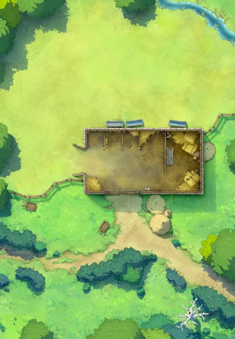Ages of the Vale: Barn map, Indoors Missing Sheep Day variant thumbnail