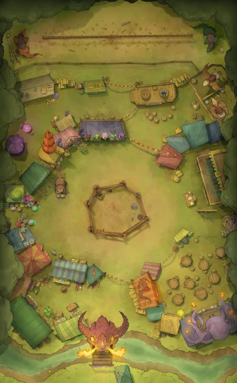 Monster Festival map, Joust & Pitfight Day variant thumbnail