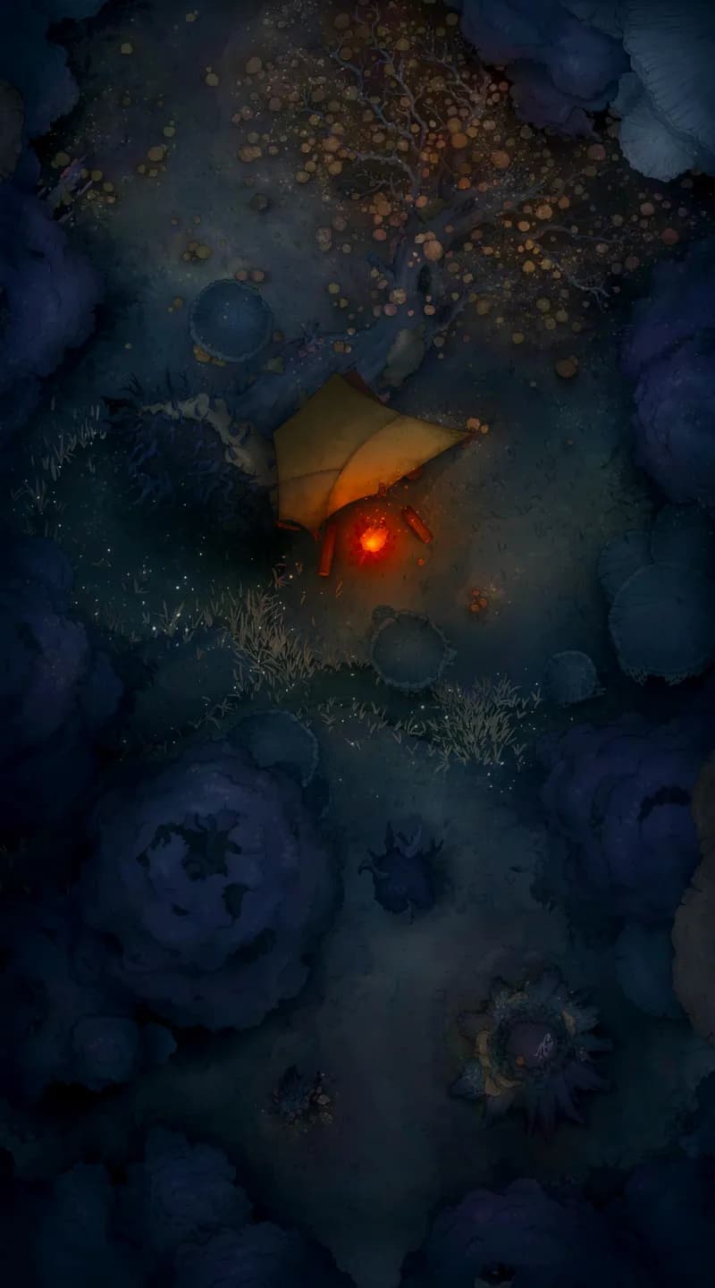 Depths of the Festerwood map, Campfire Night variant thumbnail