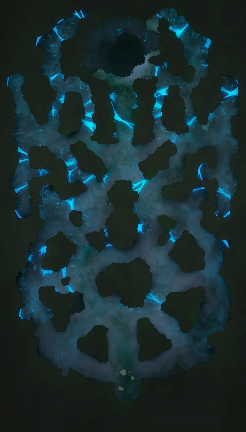 Necropolis Dungeon map, Level 4 Blue Slime variant thumbnail