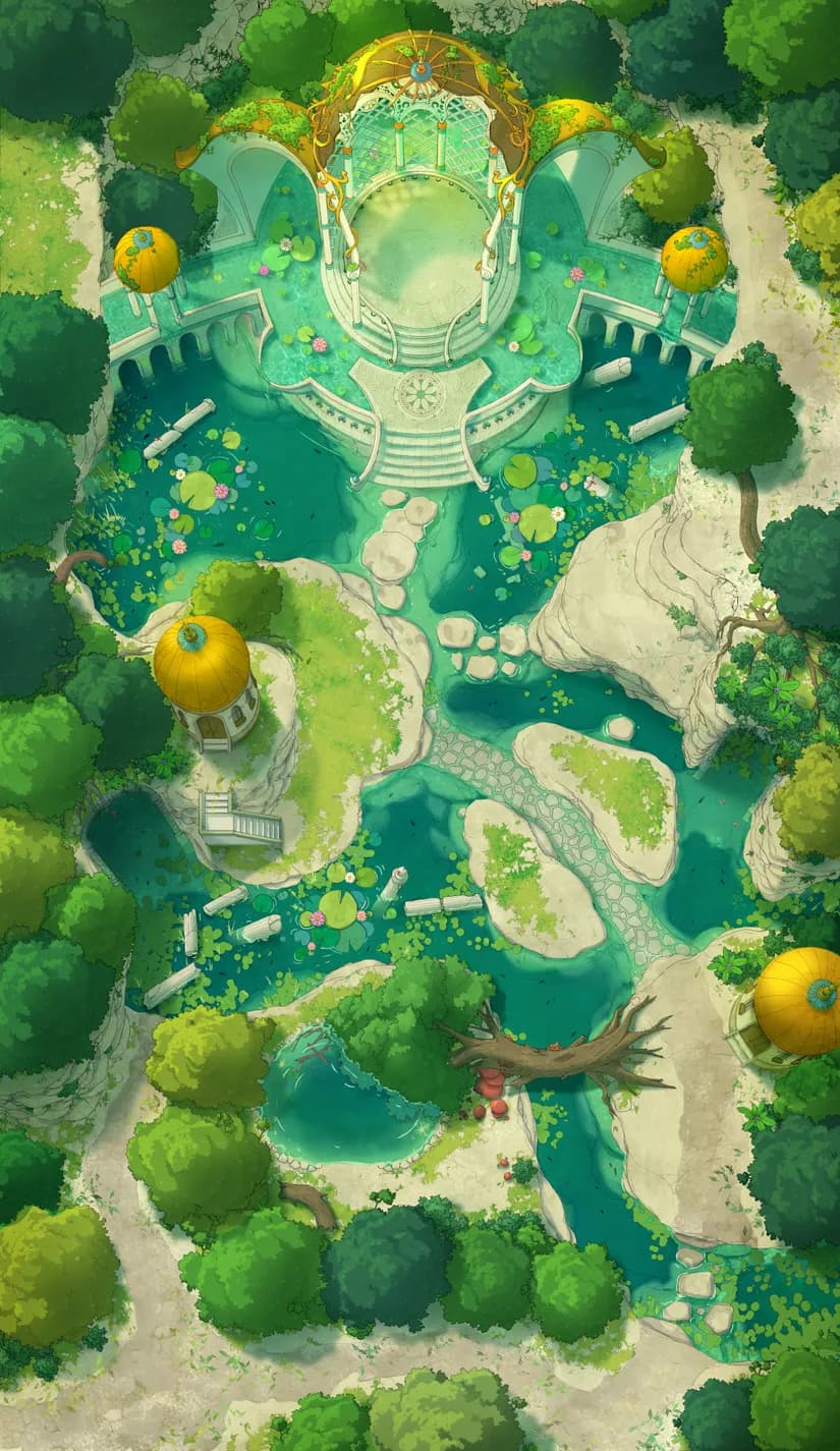 Nymph Fountain map, No Statue variant thumbnail