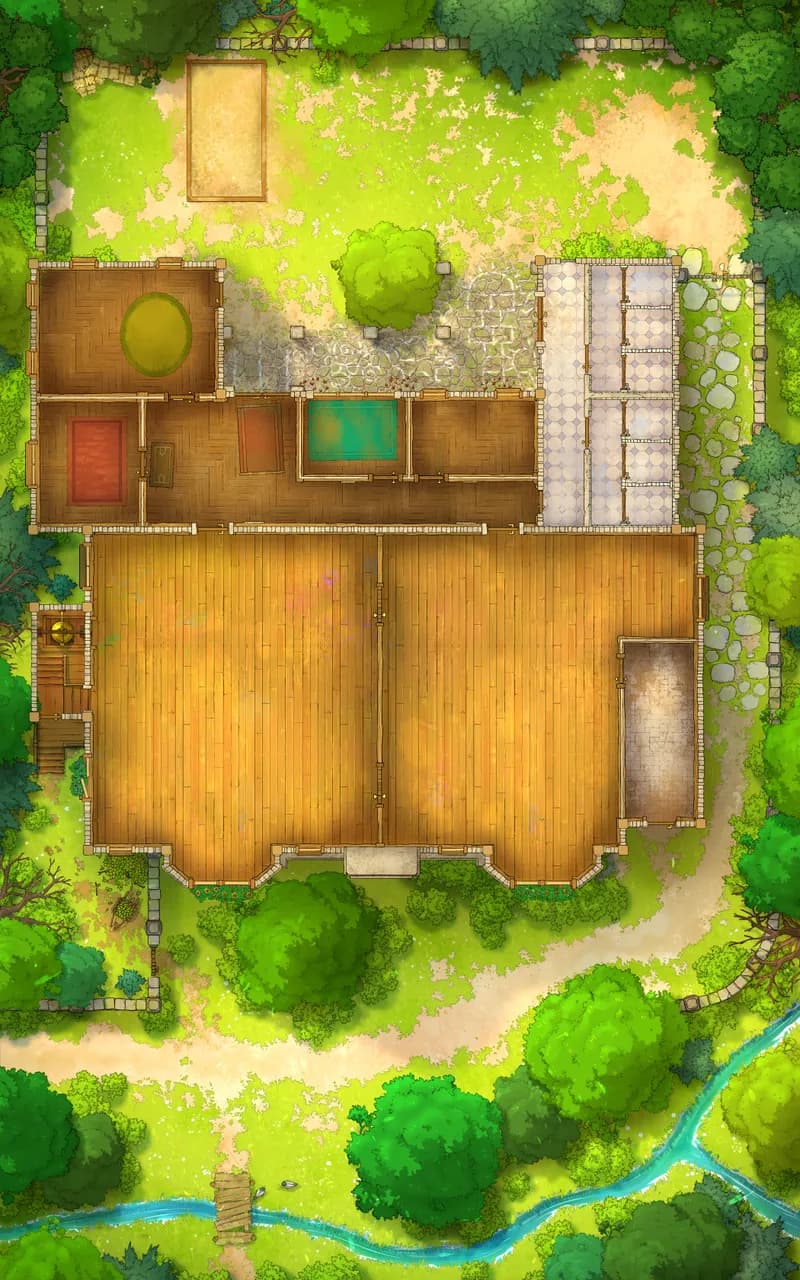 Quaint Village School map, Empty Day variant thumbnail