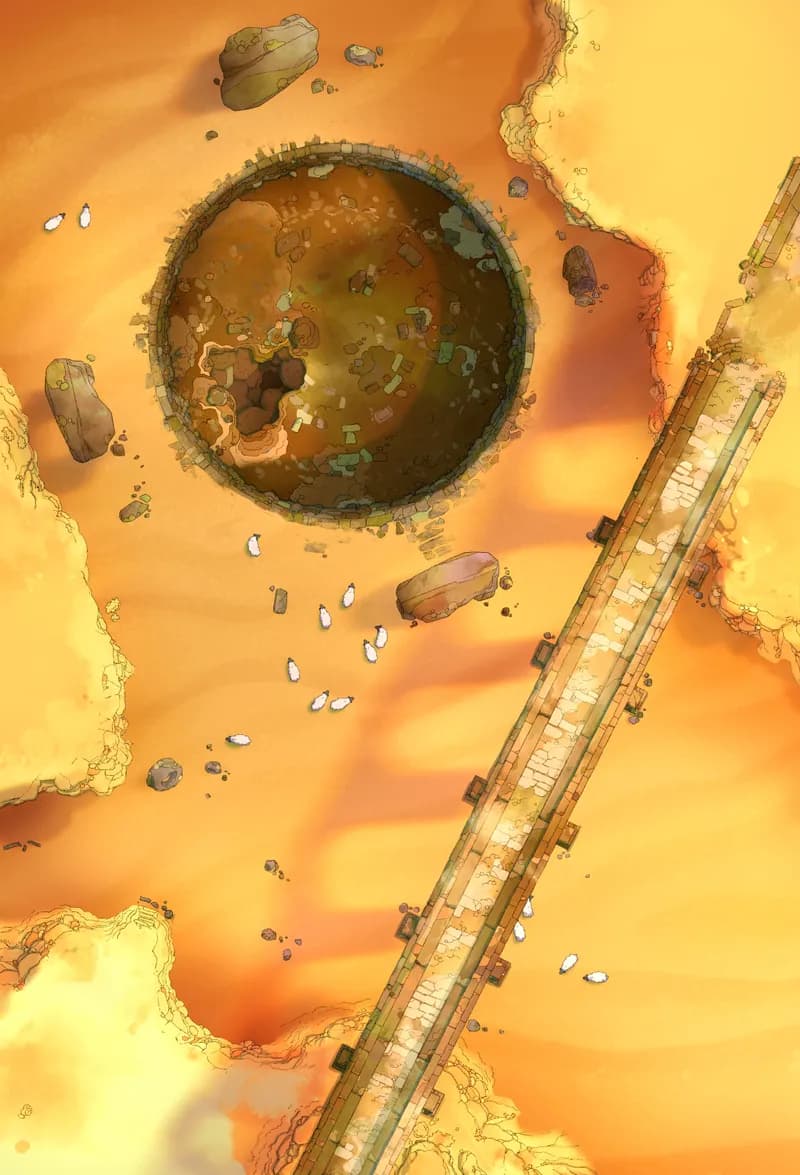 Burial Barrow map, Desert Day variant thumbnail