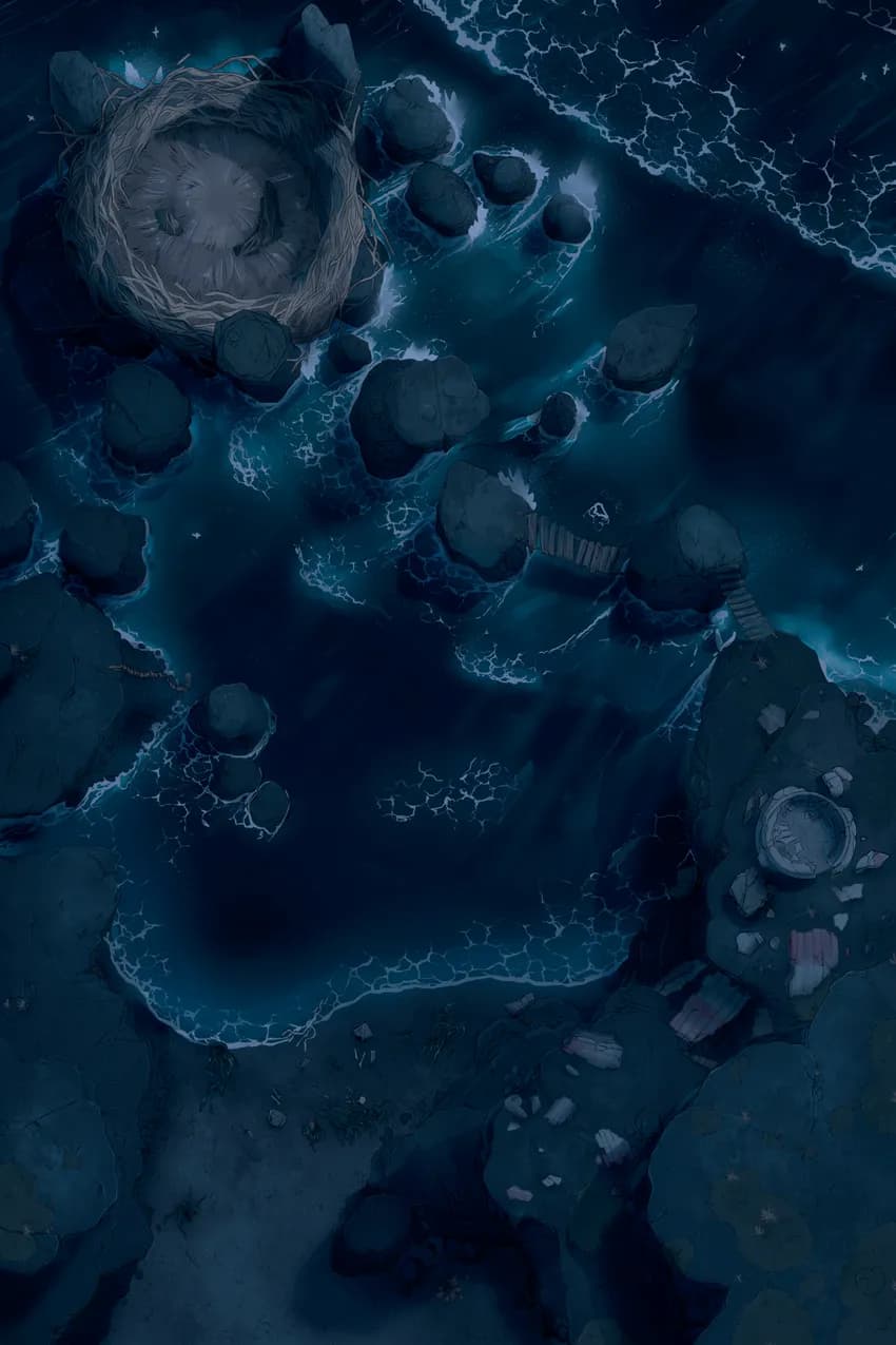 Harpy Cove map, No Shipwreck Night variant thumbnail
