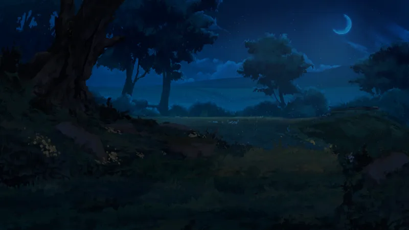 Crossroads map, Natural Night variant