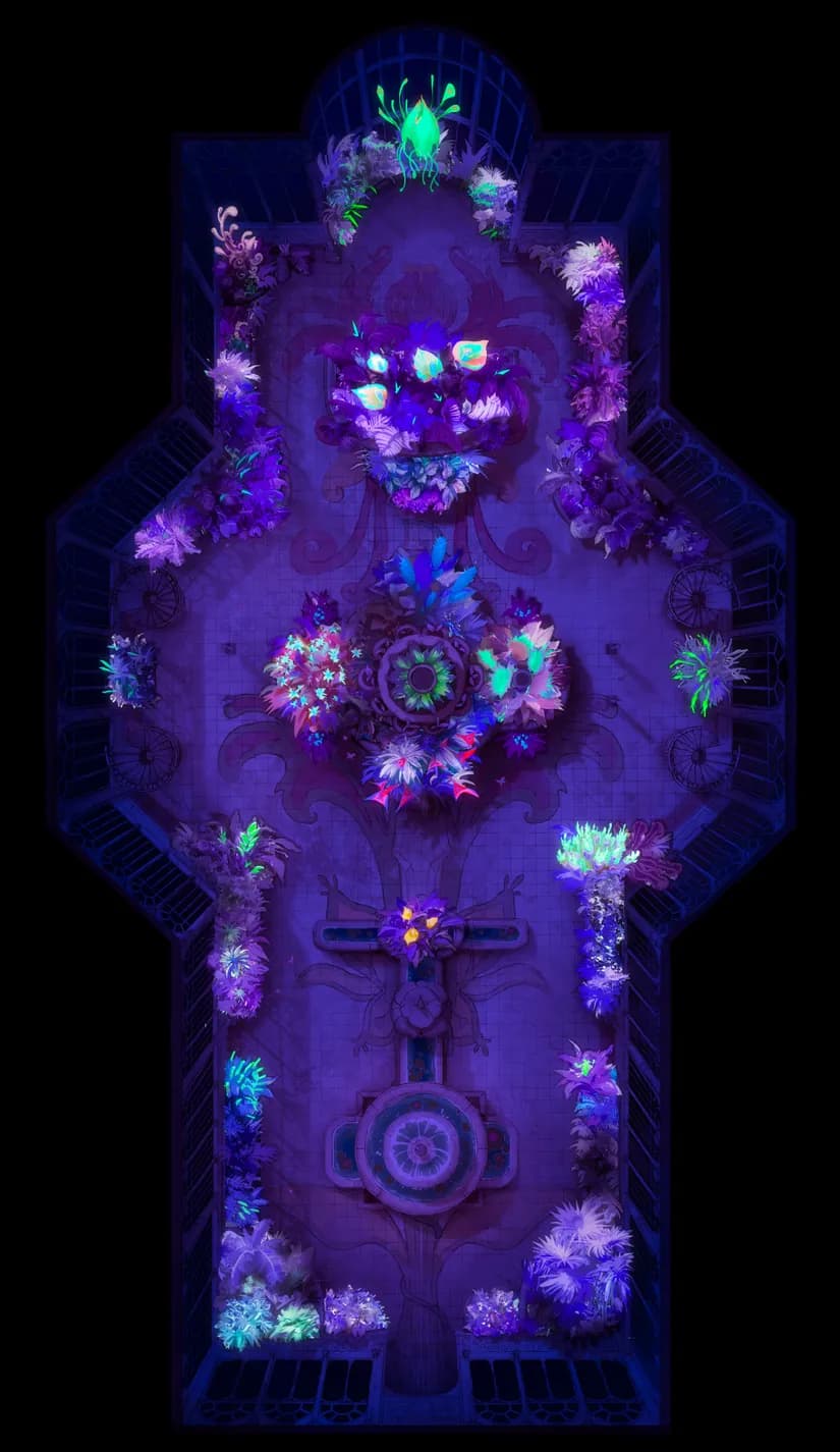 Victorian Greenhouse map, Fluorescent Flair variant thumbnail