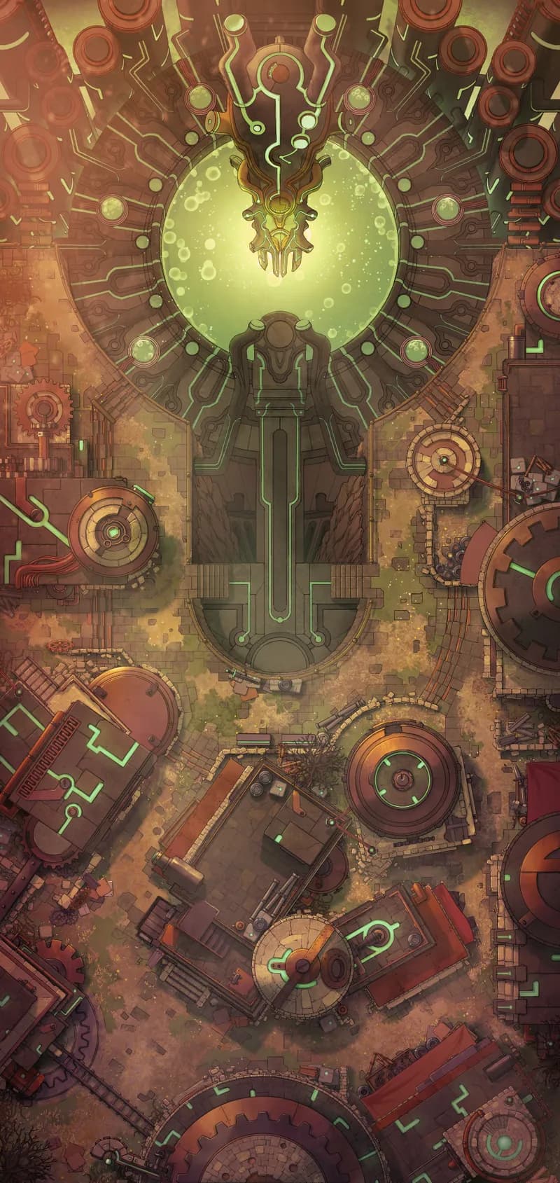 Warforged City Centre map, Sunset variant thumbnail