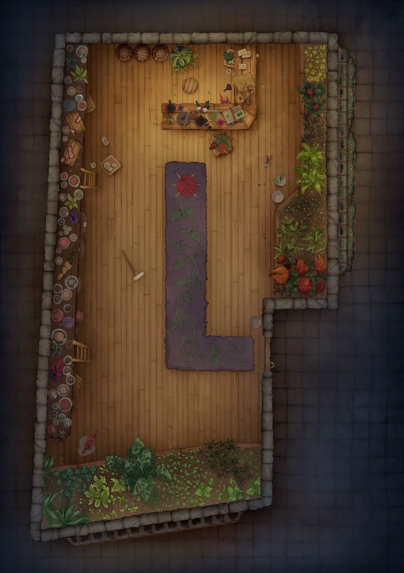 City Streets map, Apothecary Ground Floor Night variant thumbnail