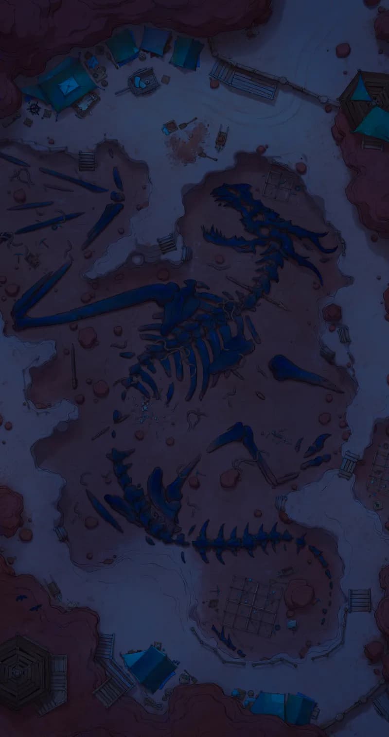 Archaeological Dig map, Original Night variant thumbnail