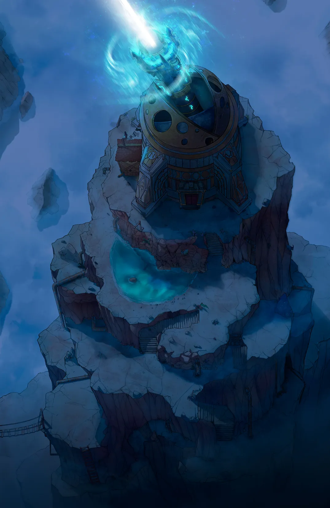 Mountaintop Observatory map, Arcane Cannon Night variant thumbnail