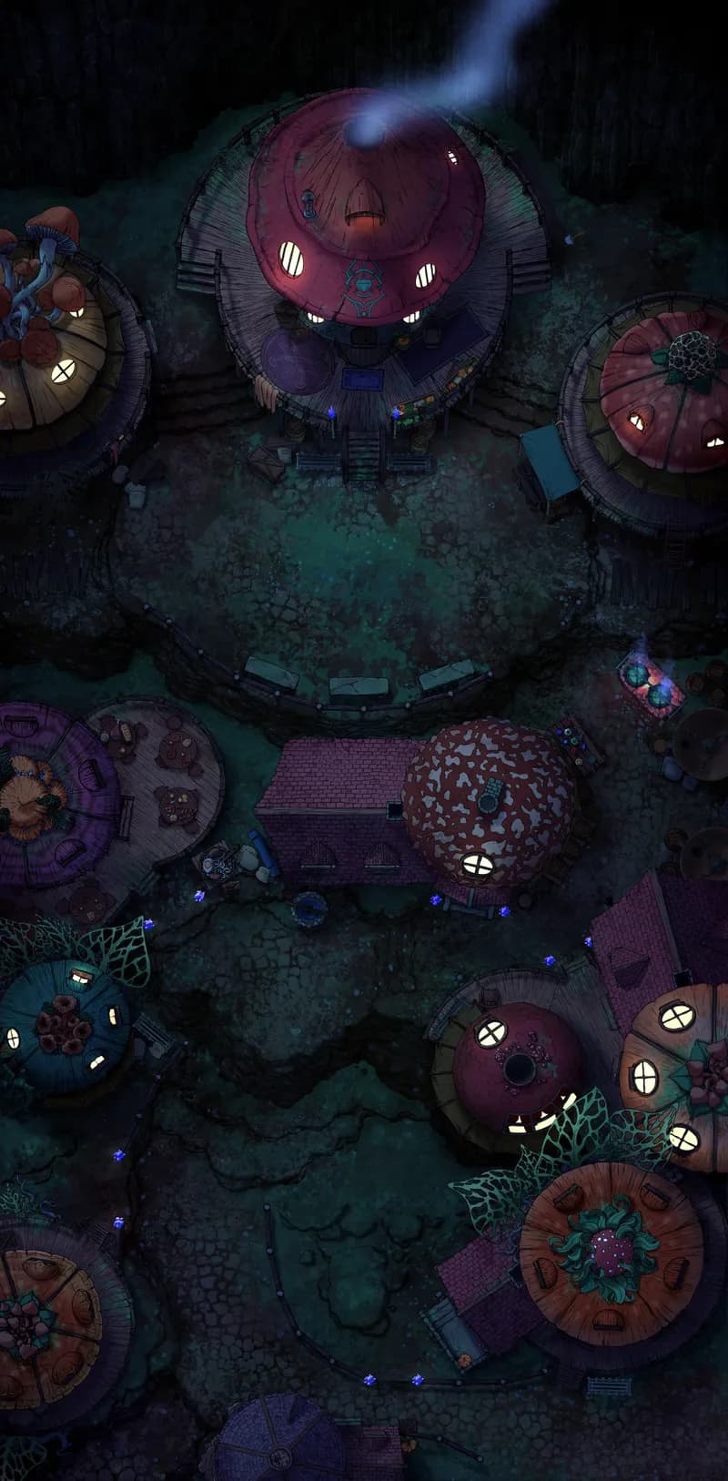 Gnome City Centre map, Empty Night variant thumbnail