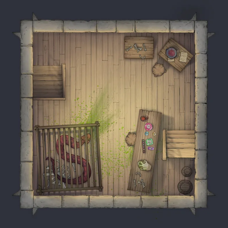 Magic Wizard's Tower map, Interior Floor 12 variant thumbnail