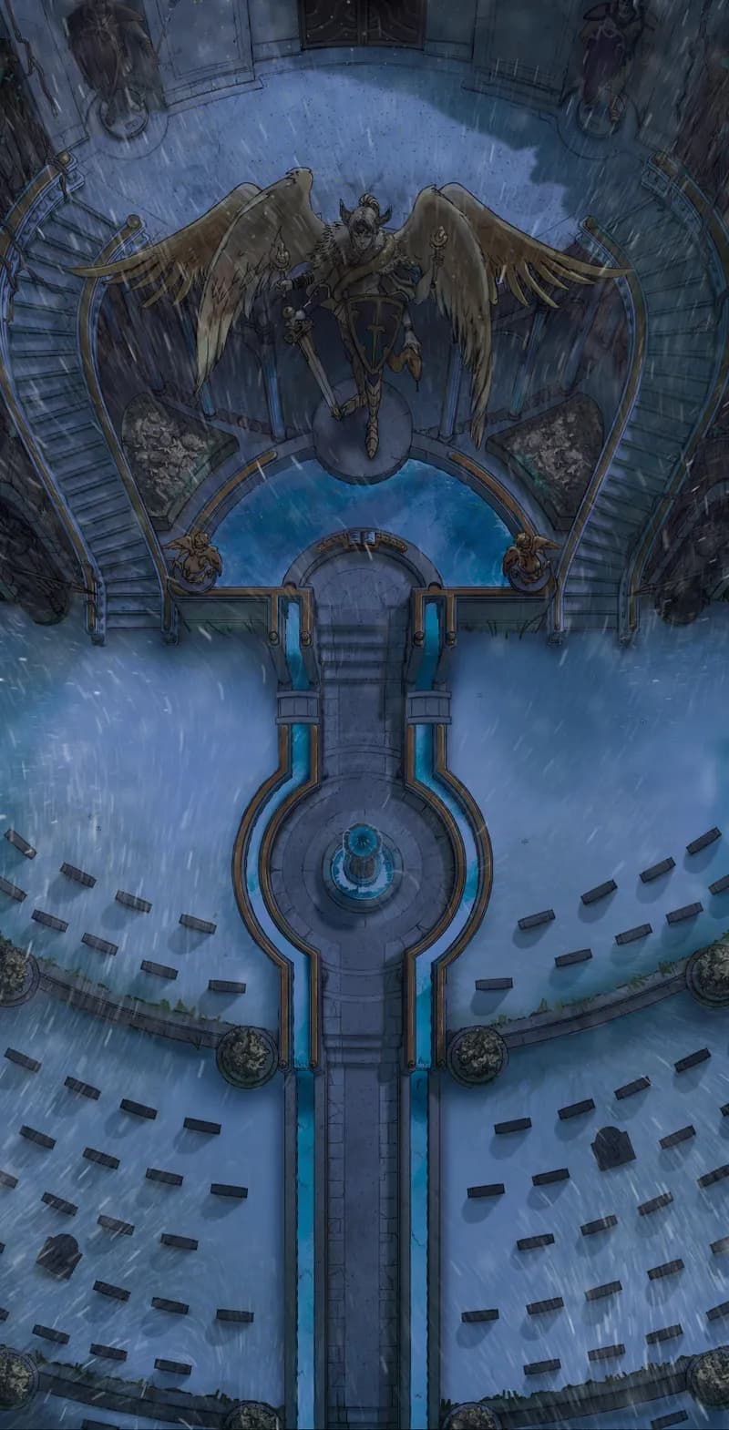 Imperial Graveyard map, Snow Night variant thumbnail