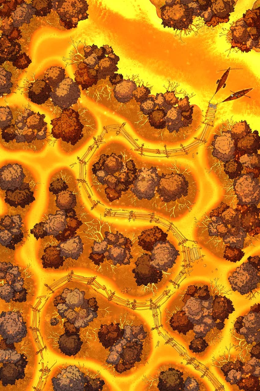 Mangrove Forest map, Lava variant