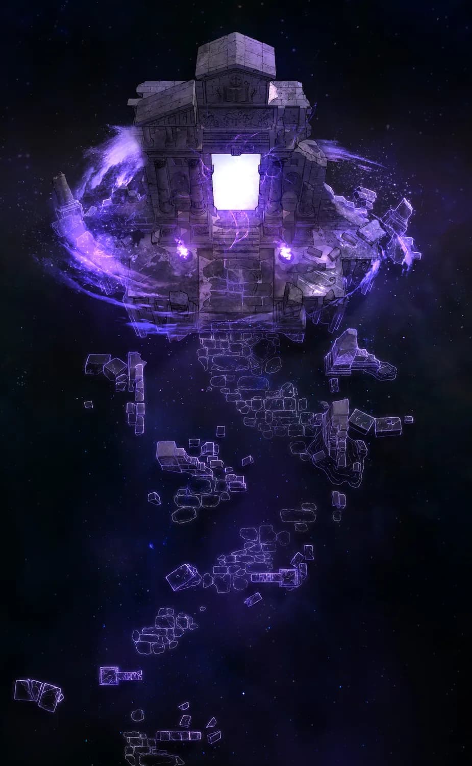 Wizard Prison Pt. 1 map, Outer Space variant