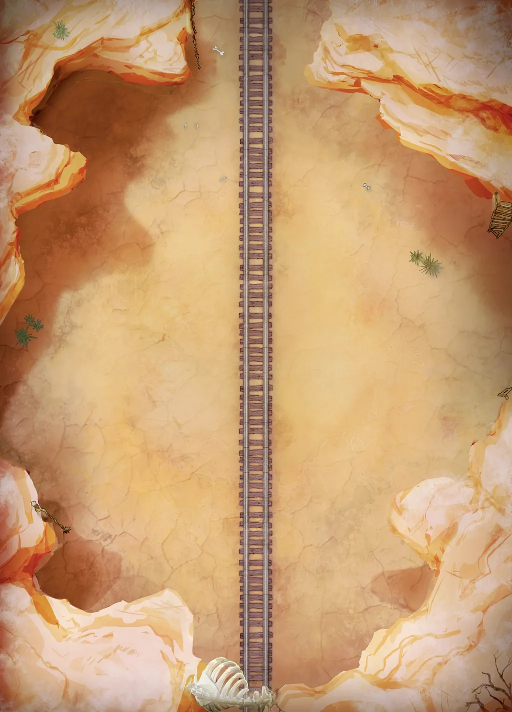 Desert Canyon map, Train Track Day variant thumbnail