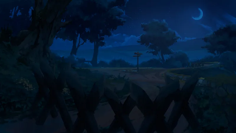 Crossroads map, Barricade Night variant