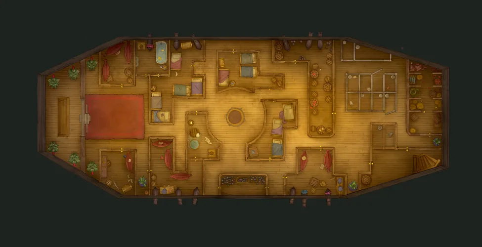 The Stranded Casino map, Brig & Crew's Quarters variant