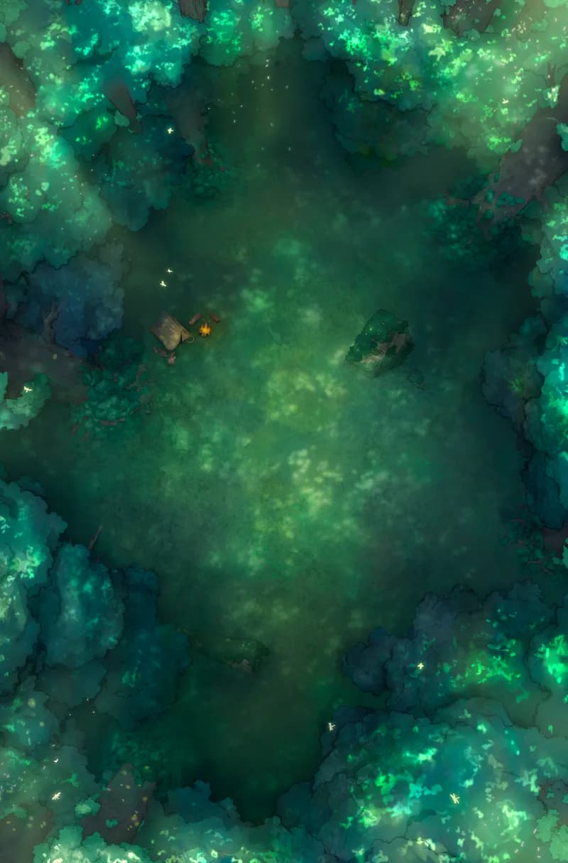 Overgrown Magic Forest map, Camp Day variant thumbnail