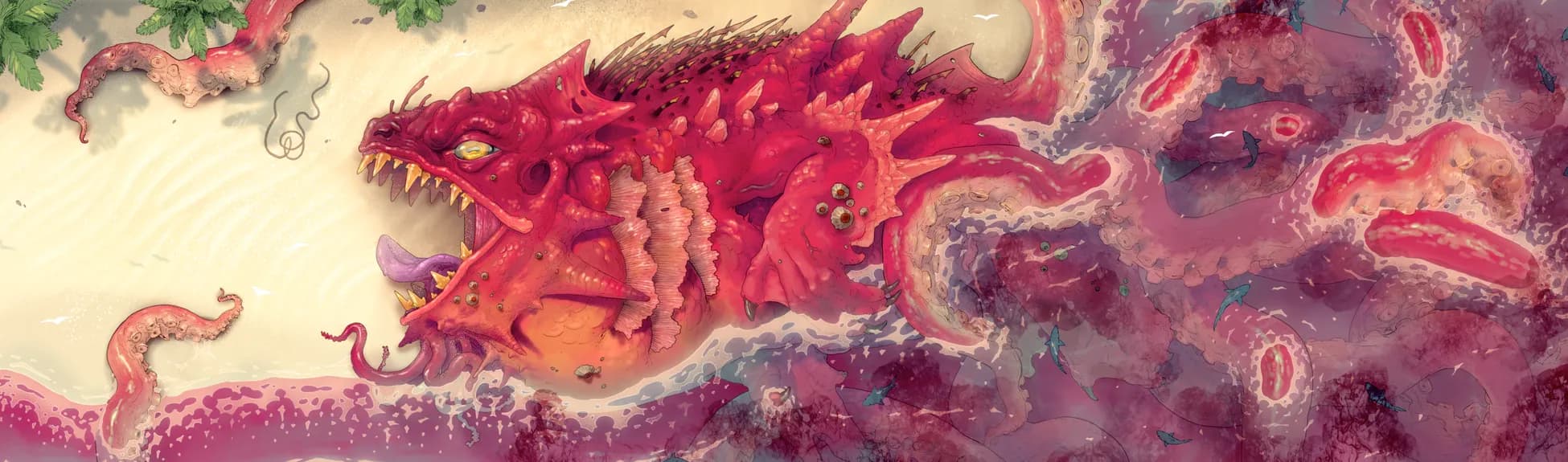 Beached Kraken map, Blood Tide Day variant thumbnail