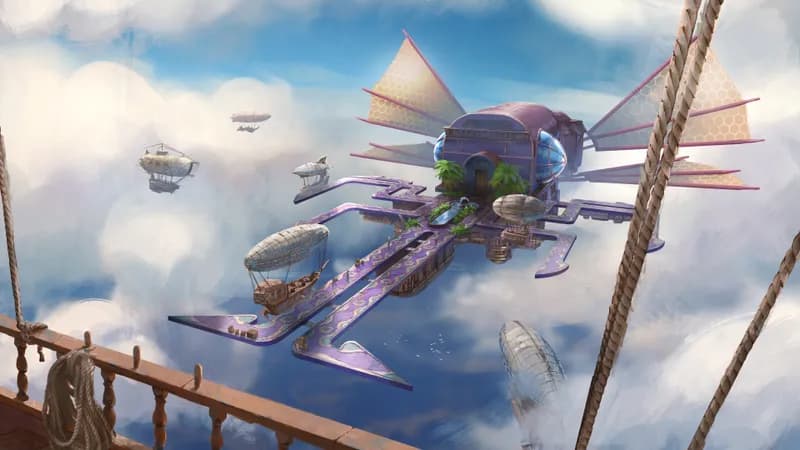 Airship Port map, Original Day variant