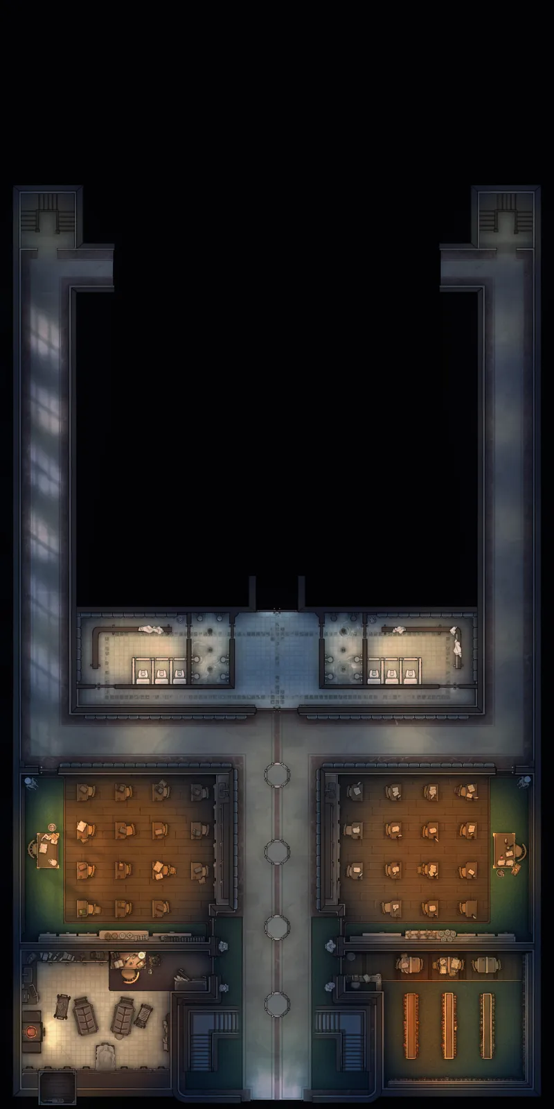 Experimental Surgery Theatre map, Floor 1 Original Night Class variant thumbnail